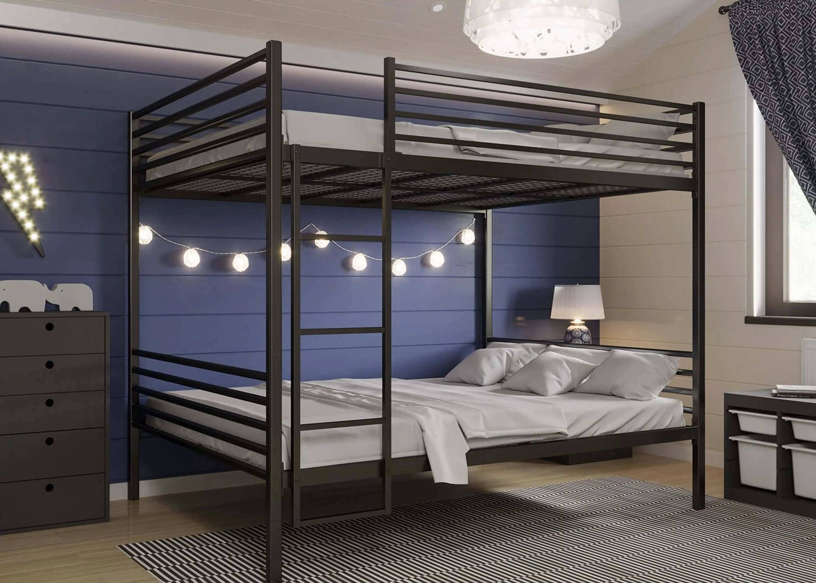 Metal Quadruple Bunk