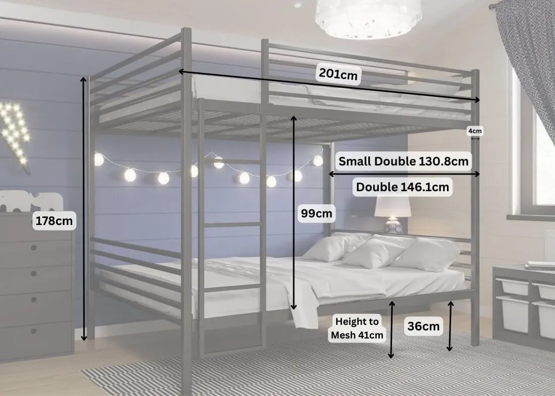 Metal Quadruple Bunk