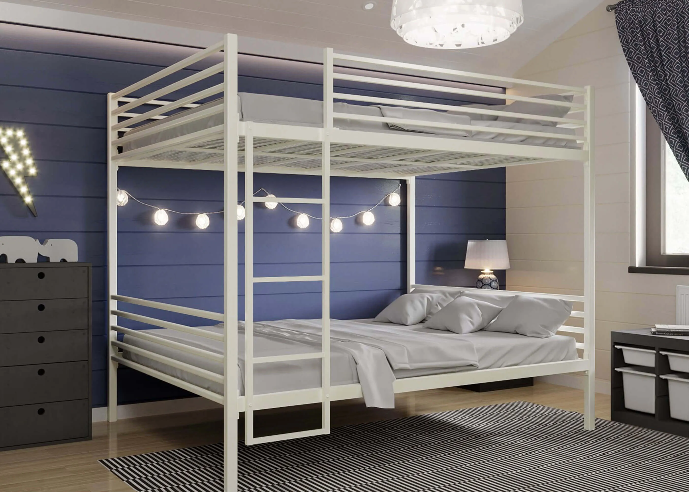 Metal Quadruple Bunk