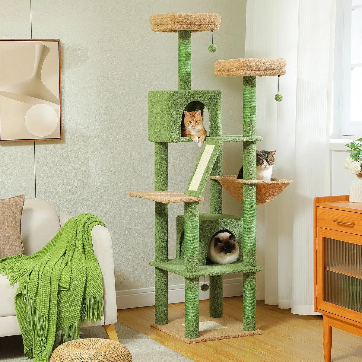 Multi-Level Cat Condo for Large Cats