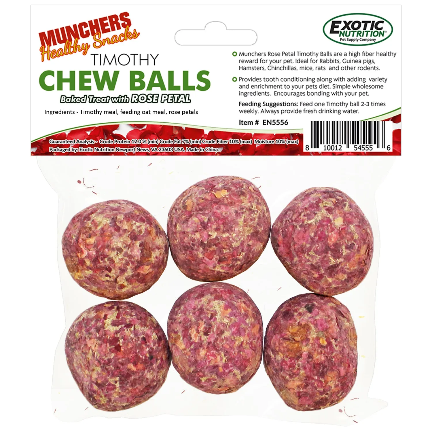 Munchers Rose Petals & Timothy Chew Balls