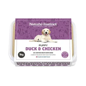 Natural Instinct Puppy Duck & Chicken Complete Mince