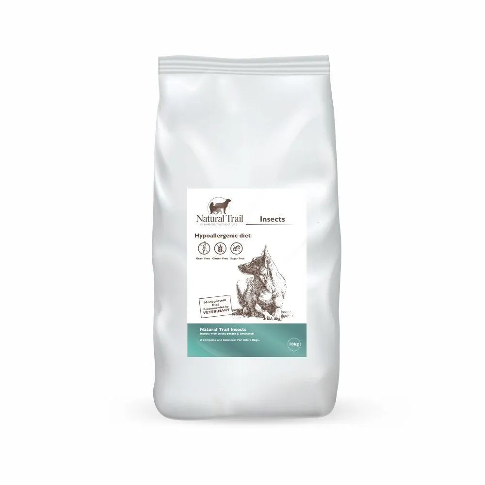 Natural Trail Premium Insects - Dry Dog Food - 10Kg