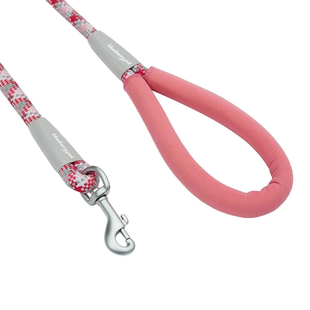 Neoprene Handle Rope Leash in Diagonal Stripe, 4 ft