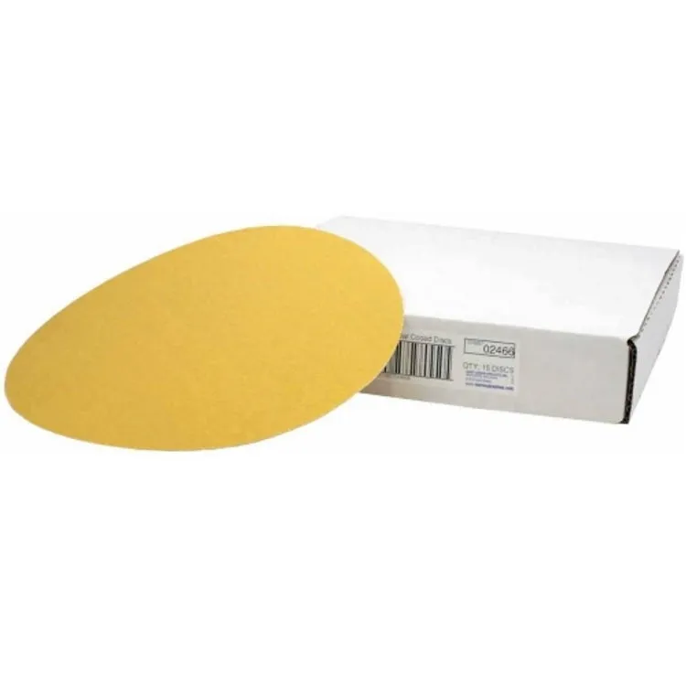 Norton 9" Hook and Loop Sanding Disc - 80 Grit- 15 Pack