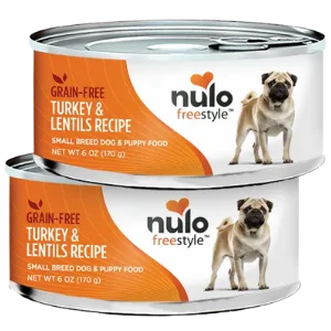 Nulo Freestyle Grain-Free Small Breed & Puppy Turkey & Lentils Recipe Wet Dog Food, 5.5 oz