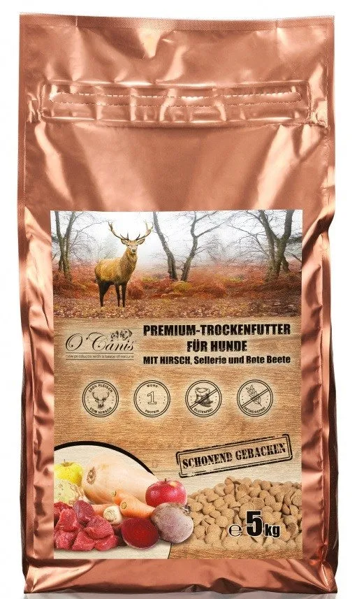 O'canis Dry Roasted Dog Food- Deer Flavor- 5 Kg