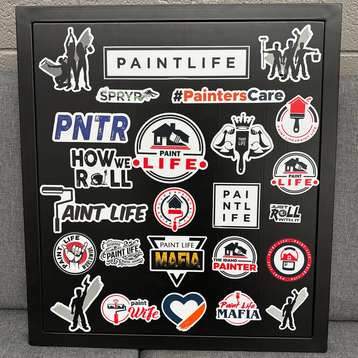 Paint Life Paint-Bucket Sticker (clearance)