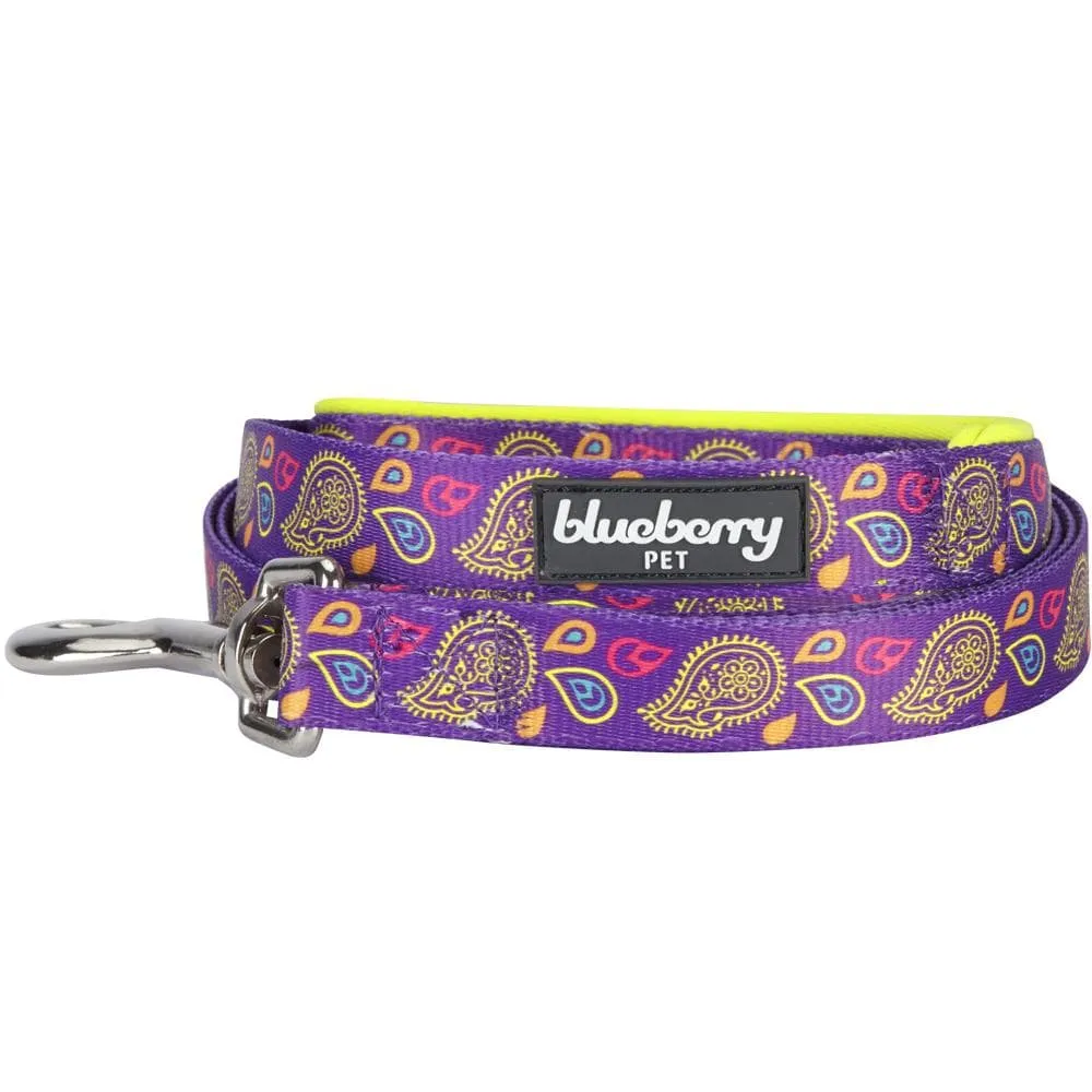 Paisley Print Dog Leash