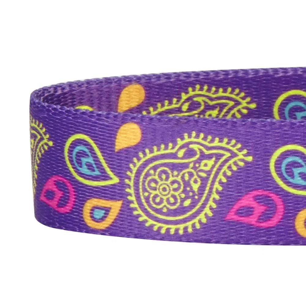 Paisley Print Dog Leash