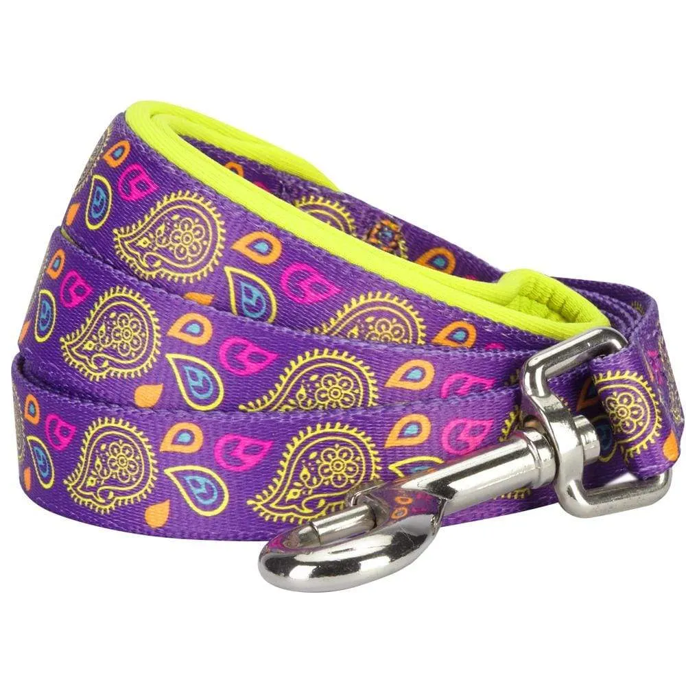 Paisley Print Dog Leash