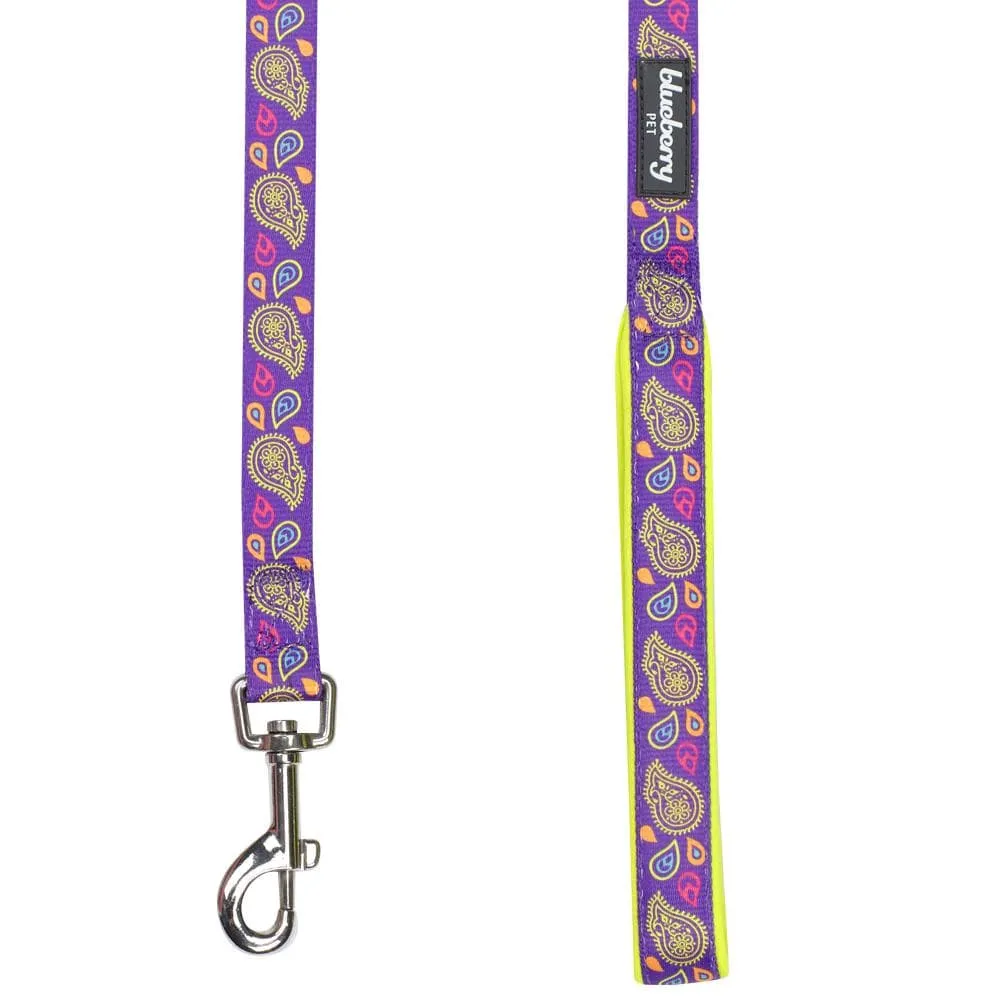 Paisley Print Dog Leash