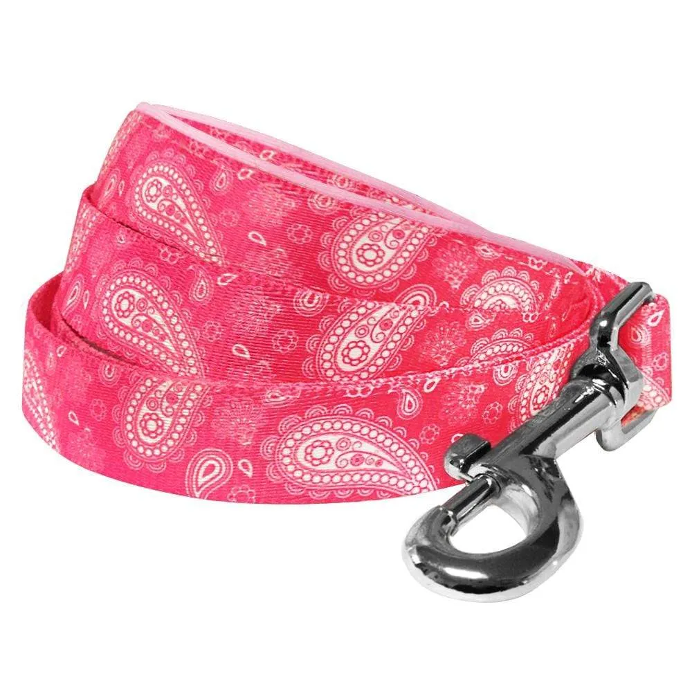 Paisley Print Dog Leash