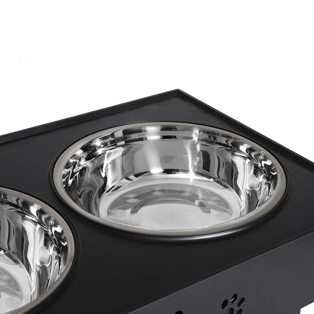 Pet Bowl  Double - Adjustable Height Stand