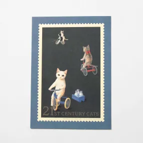 Postcard Tricycle by POTTERING CAT