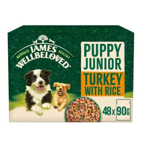 Puppy Turkey & Rice in Gravy Wet Dog Food Pouches