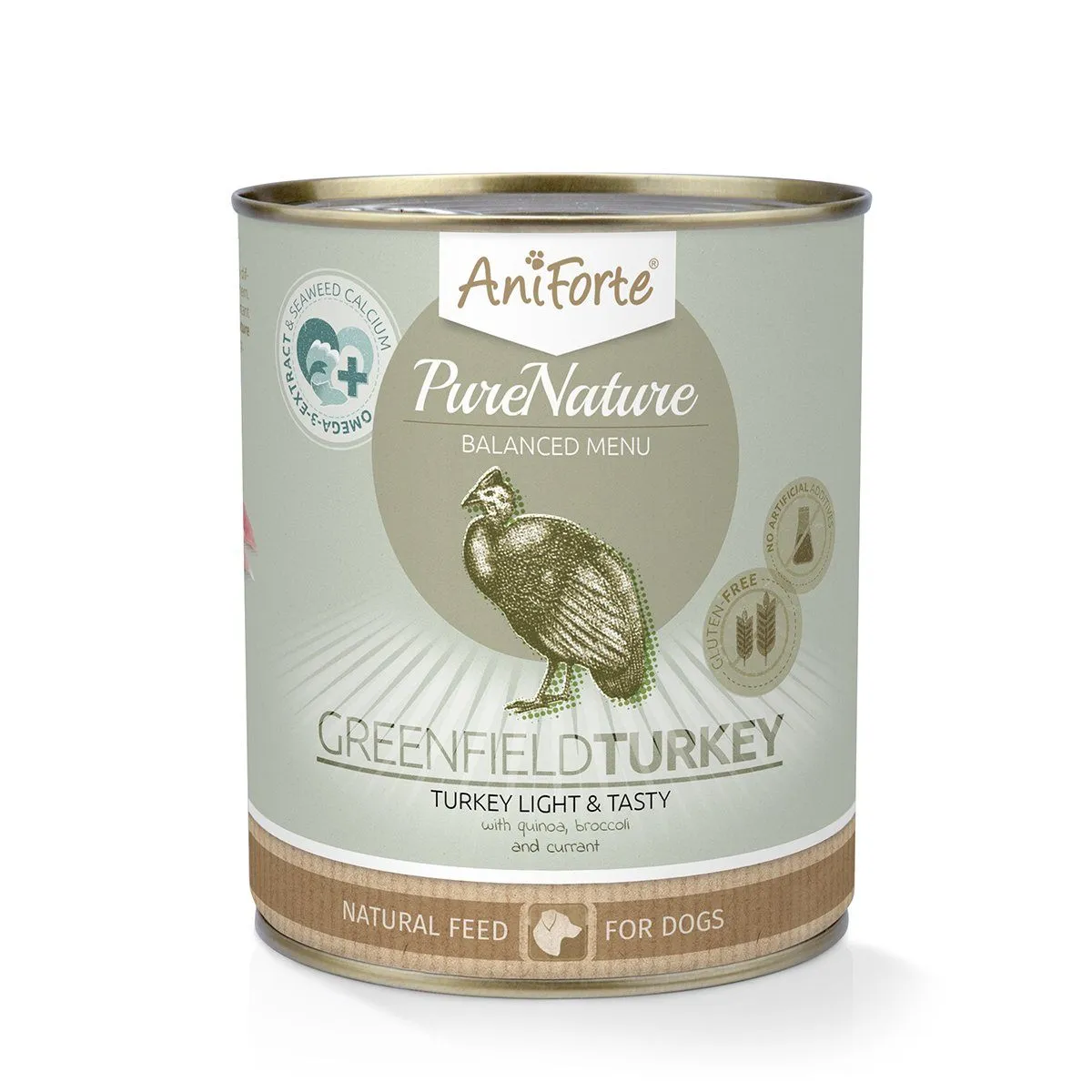 PureNature GreenField Turkey - Wet Food for Dogs