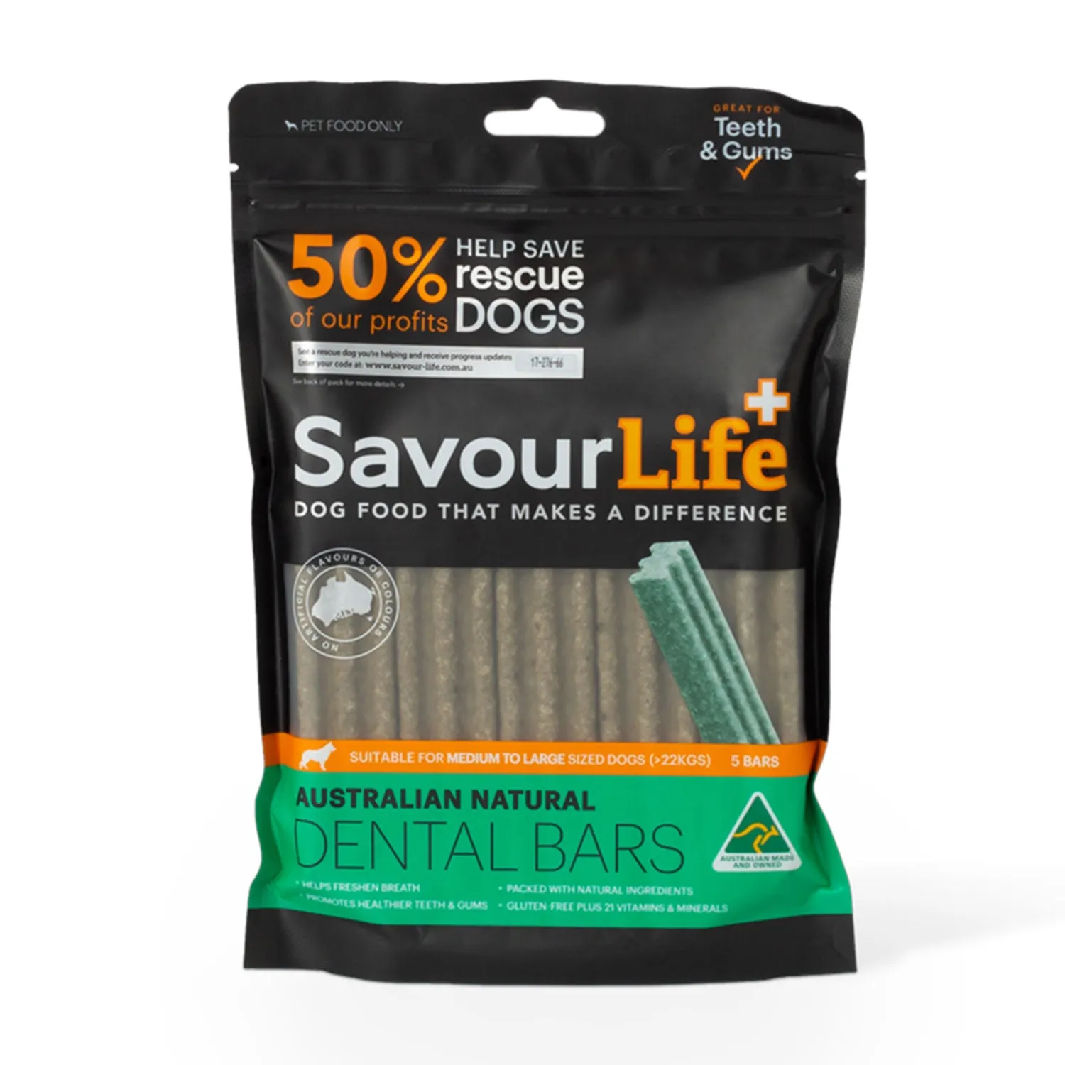 SavourLife Dental Bars Medium to Large Dogs 5 Pack