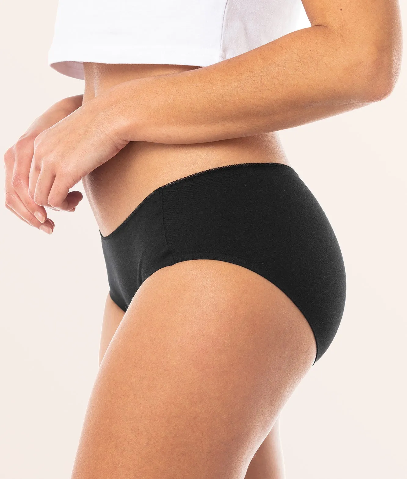 Seamless Classic Panties (3-Pack) - Black