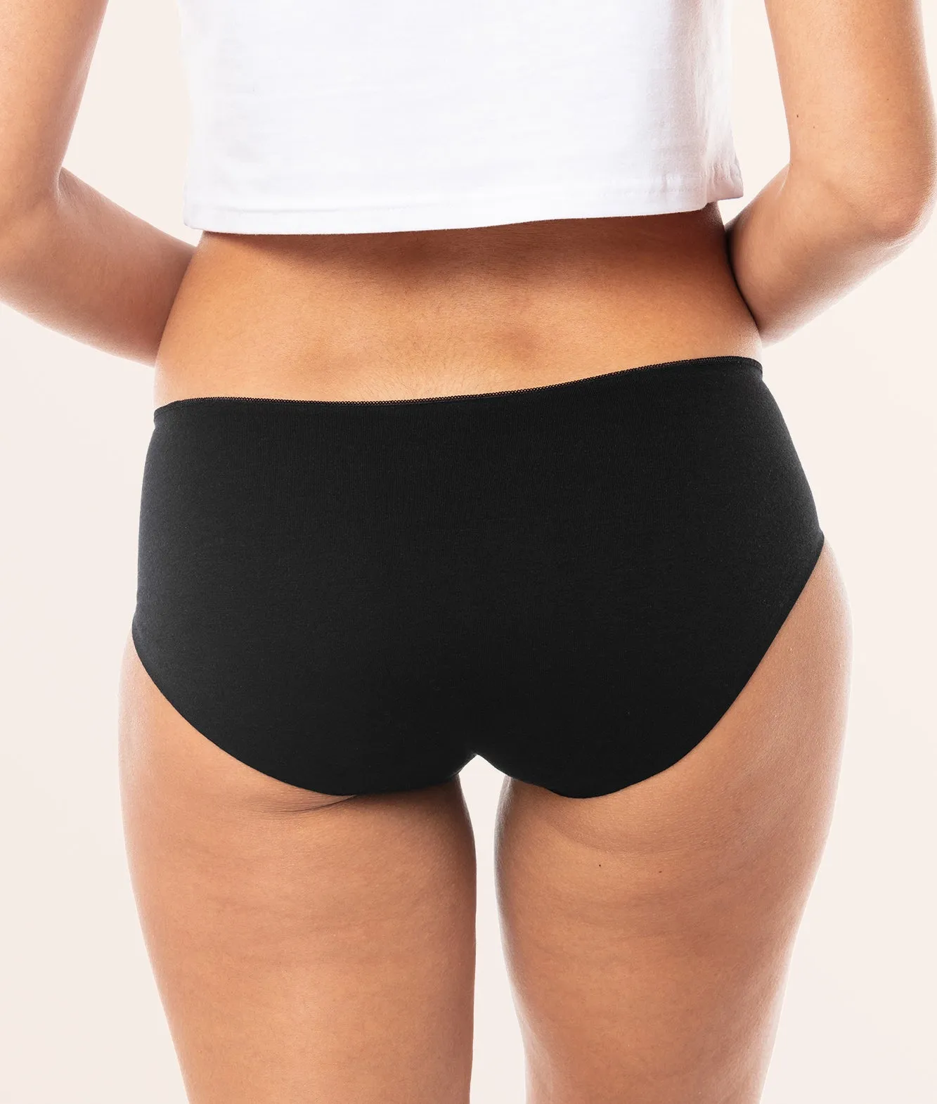 Seamless Classic Panties (3-Pack) - Black