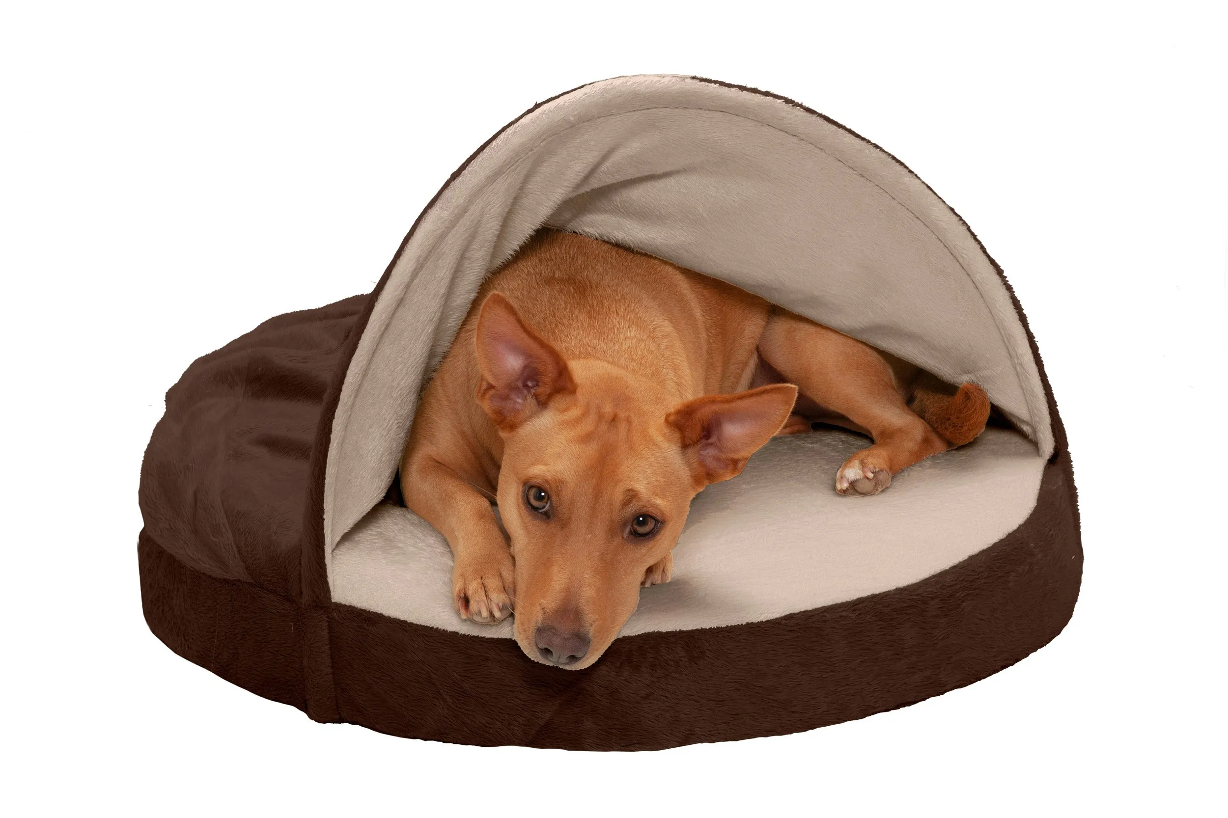 Snuggery Burrow Dog Bed - Microvelvet