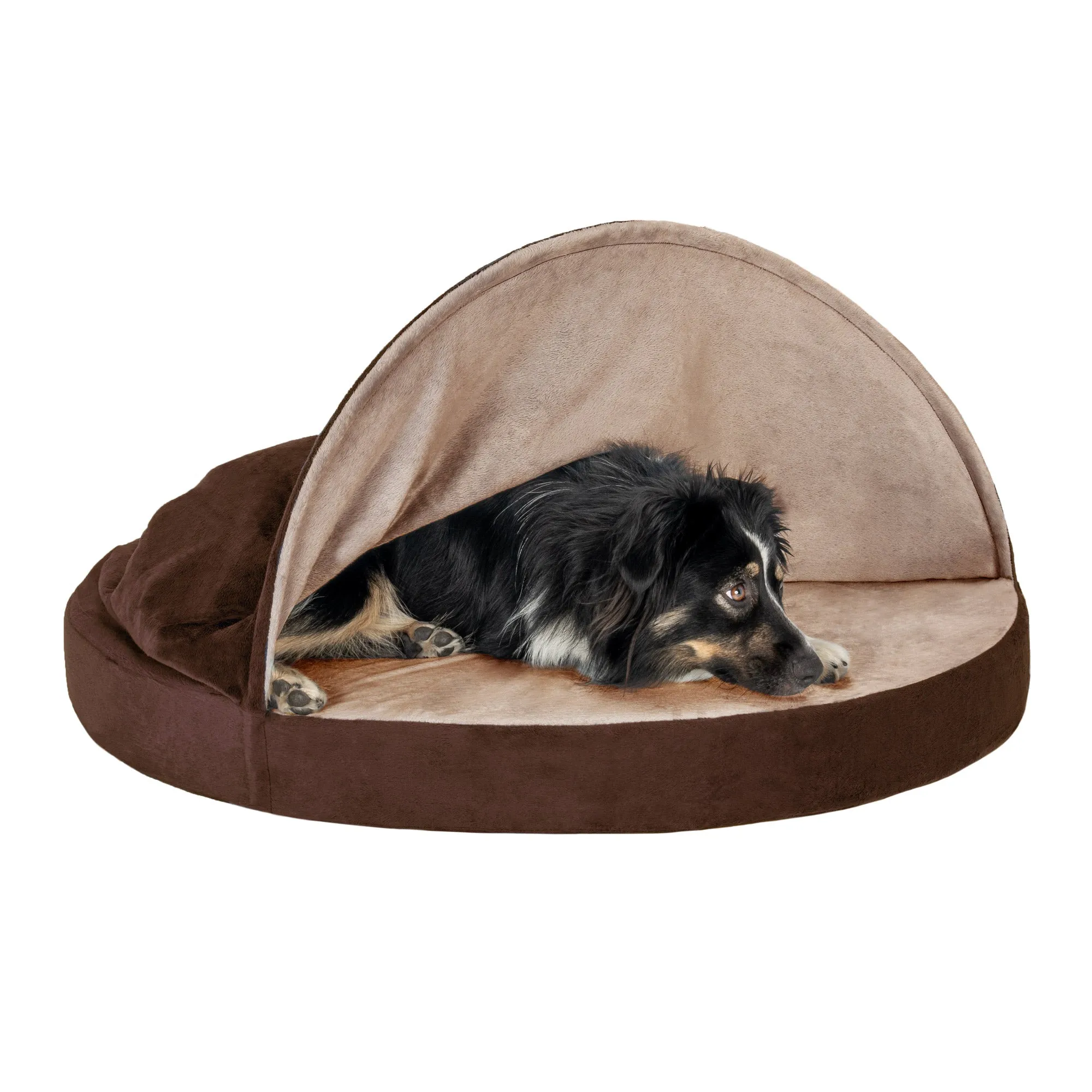 Snuggery Burrow Dog Bed - Microvelvet