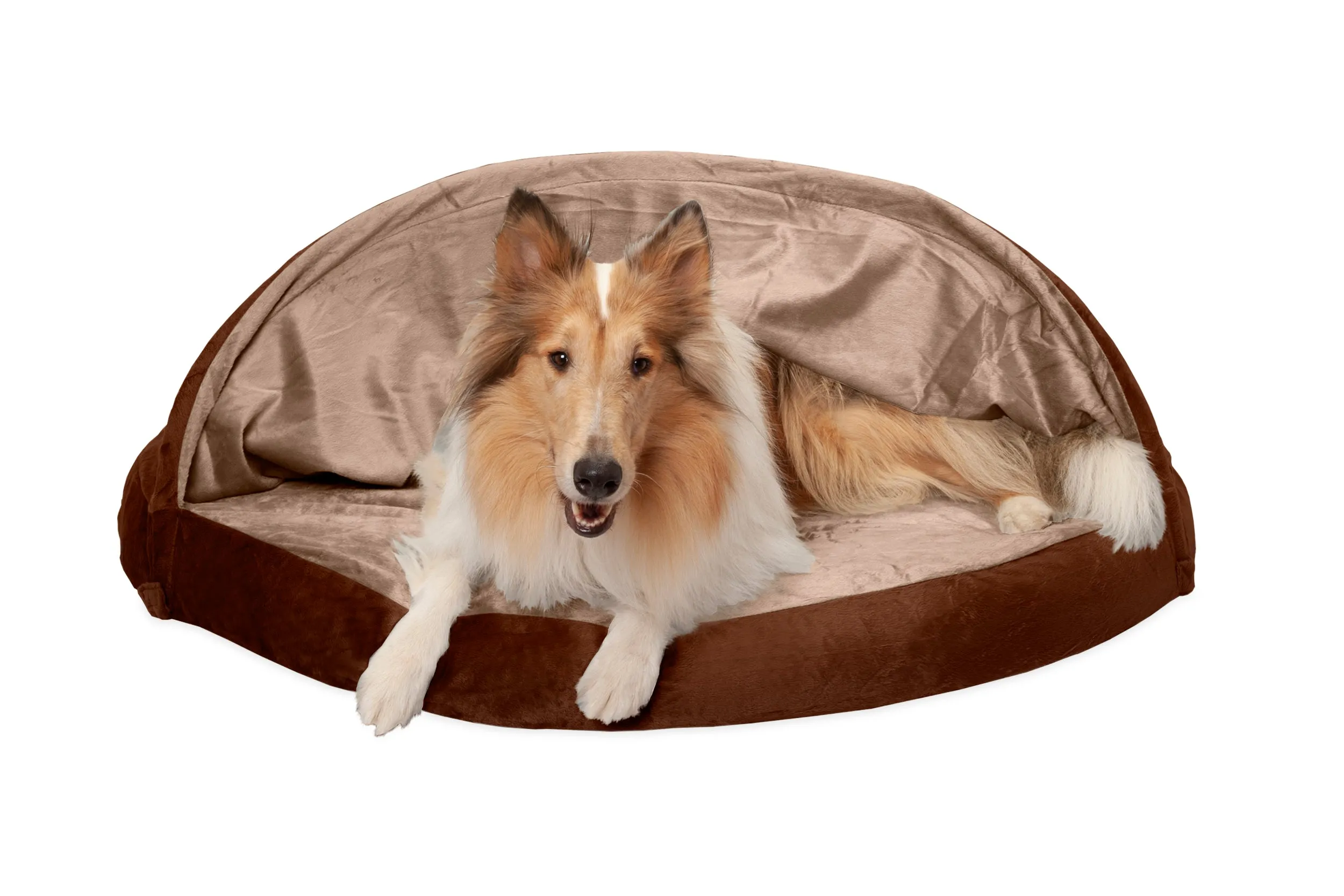 Snuggery Burrow Dog Bed - Microvelvet