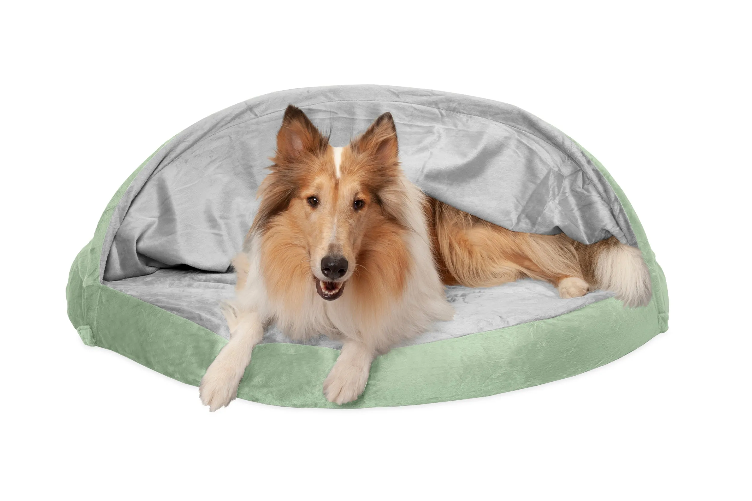 Snuggery Burrow Dog Bed - Microvelvet