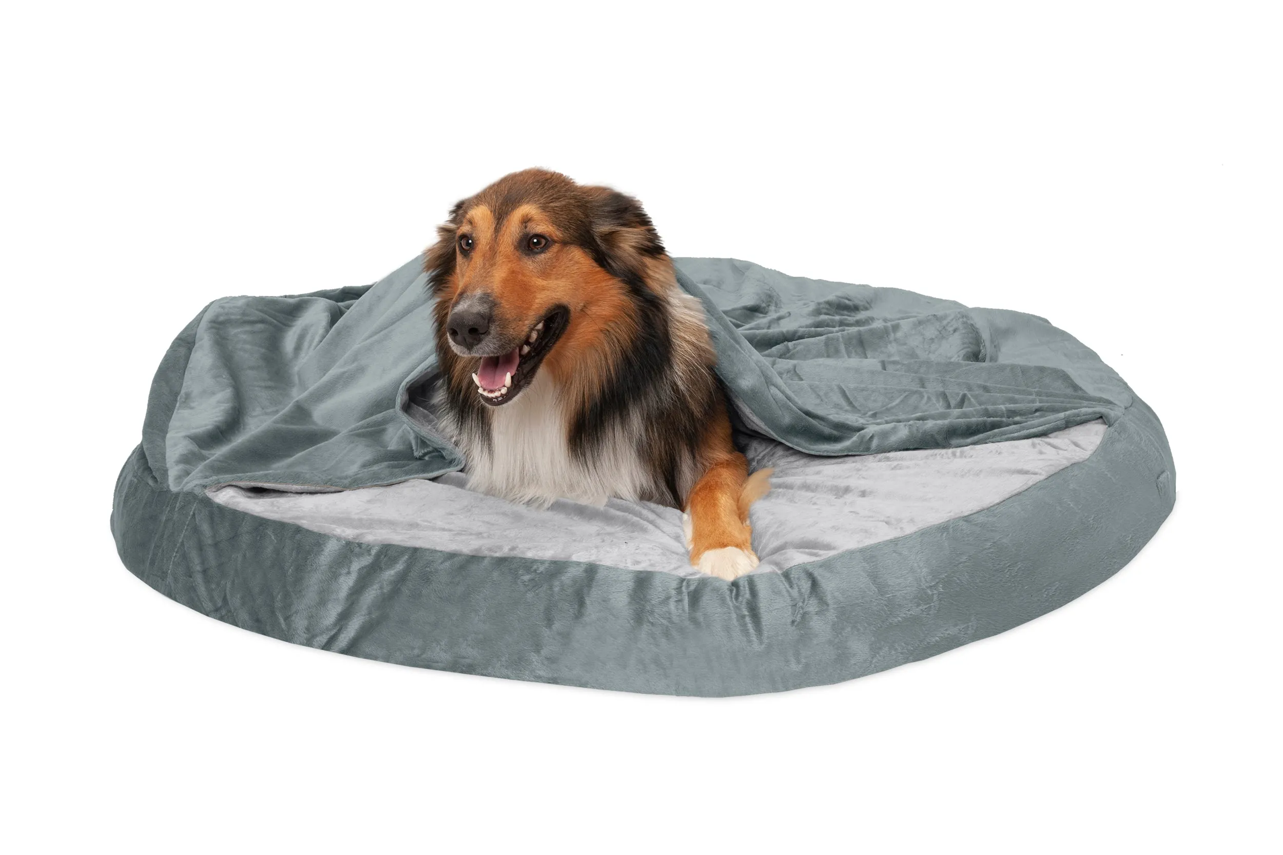 Snuggery Burrow Dog Bed - Microvelvet