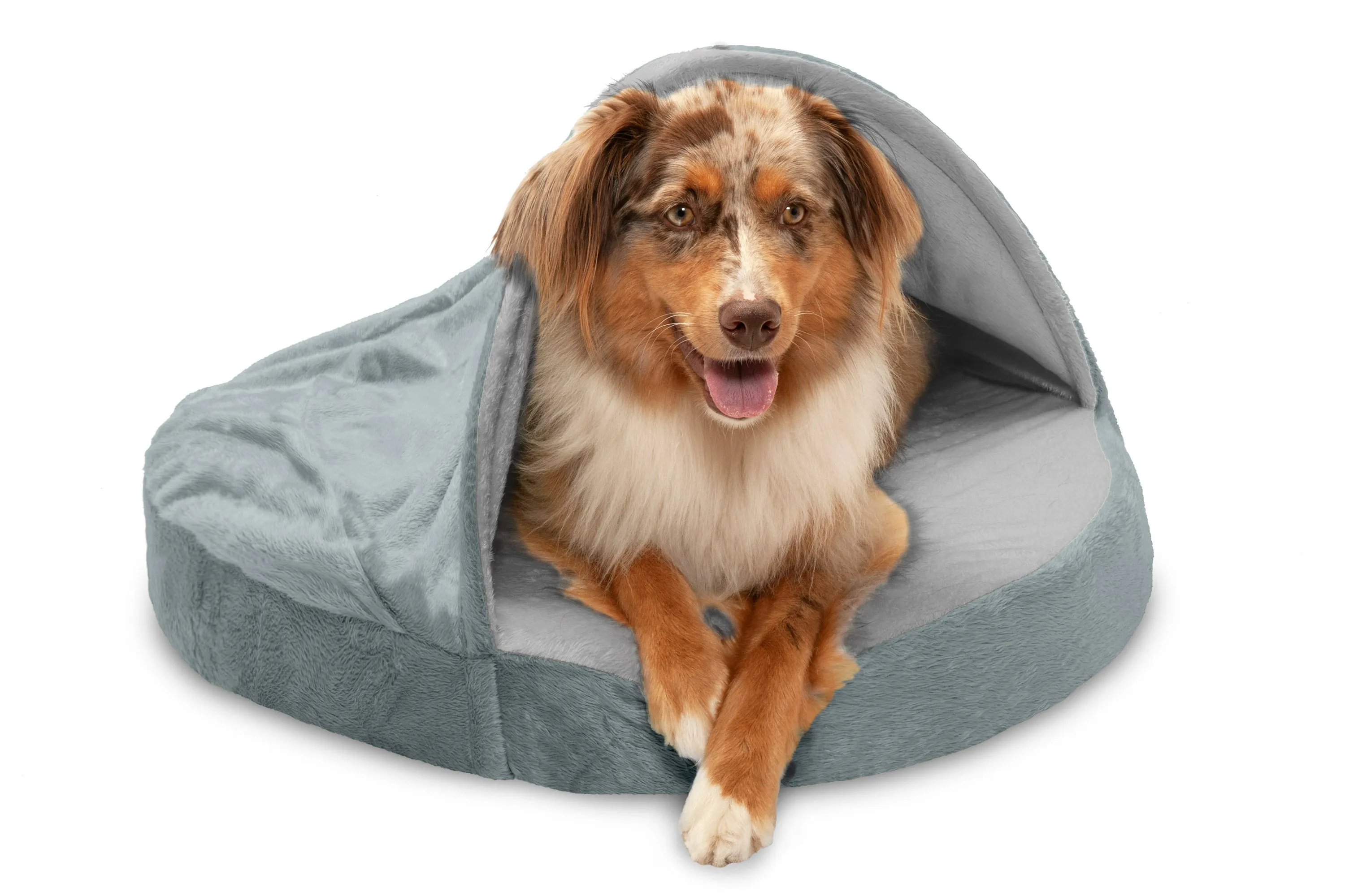 Snuggery Burrow Dog Bed - Microvelvet