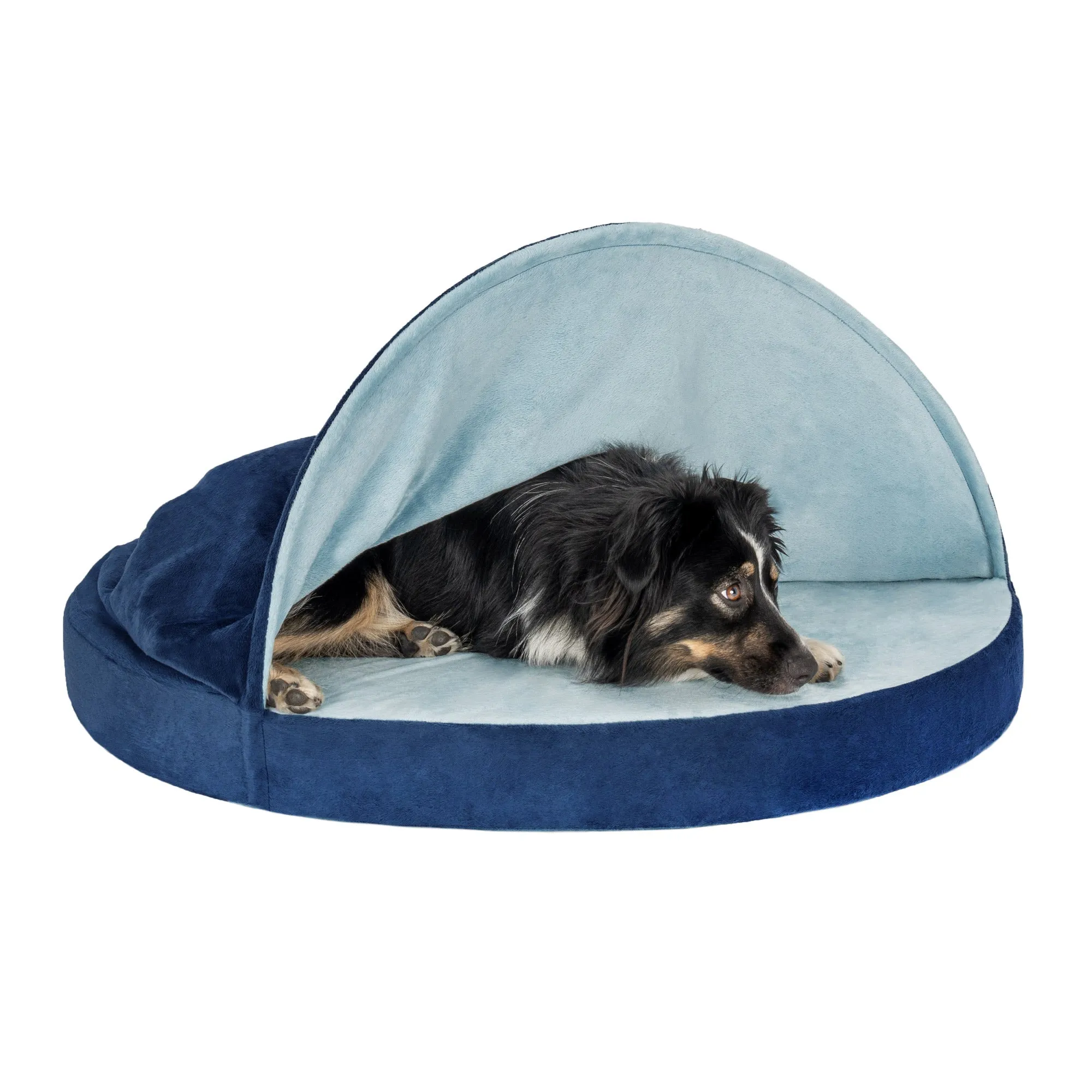 Snuggery Burrow Dog Bed - Microvelvet