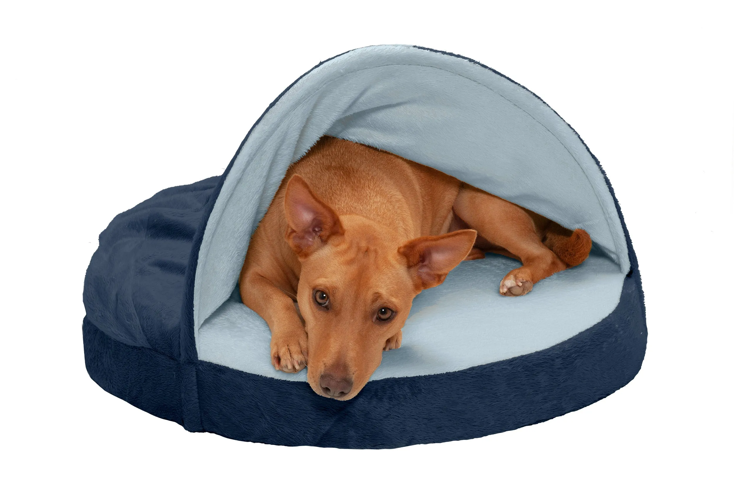 Snuggery Burrow Dog Bed - Microvelvet