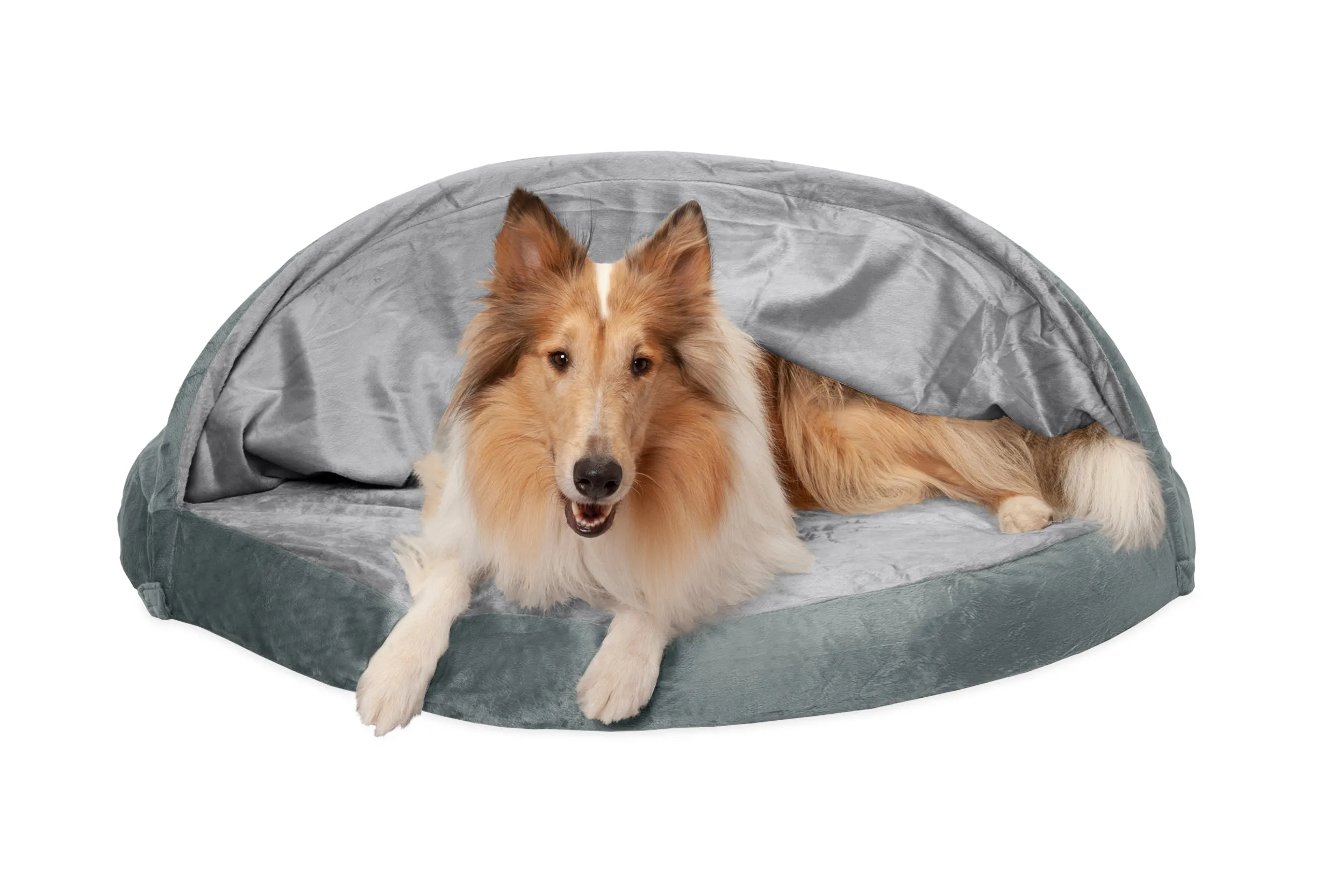 Snuggery Burrow Dog Bed - Microvelvet