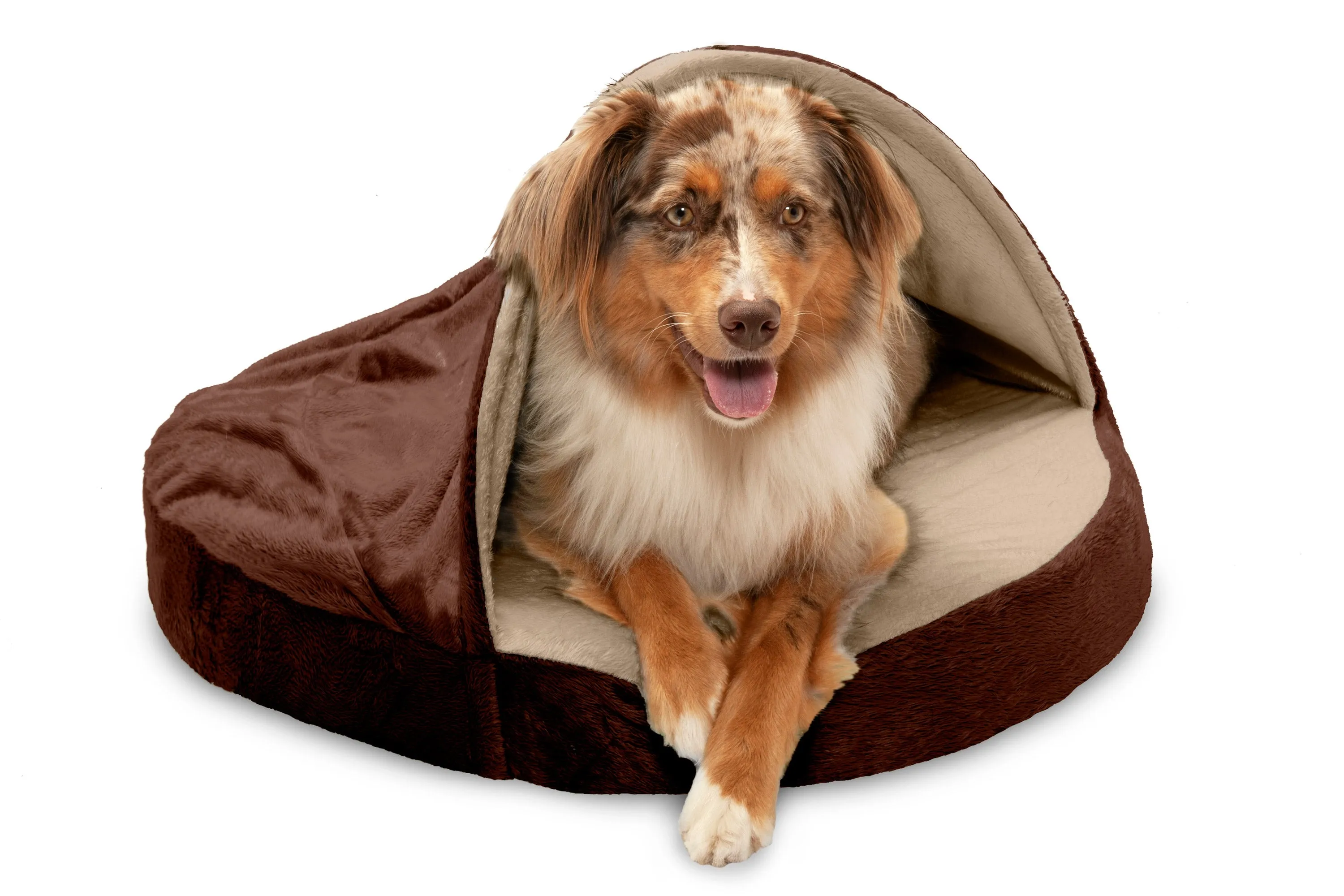 Snuggery Burrow Dog Bed - Microvelvet