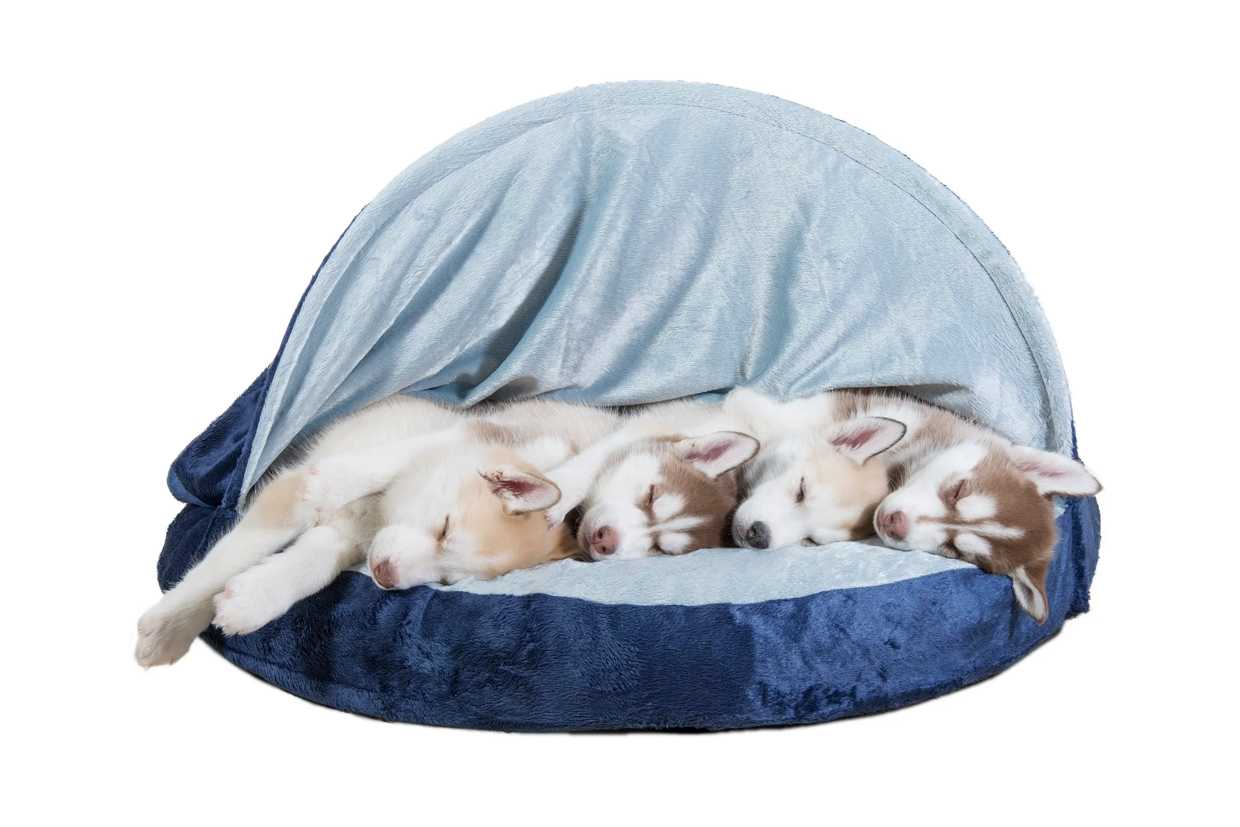 Snuggery Burrow Dog Bed - Microvelvet