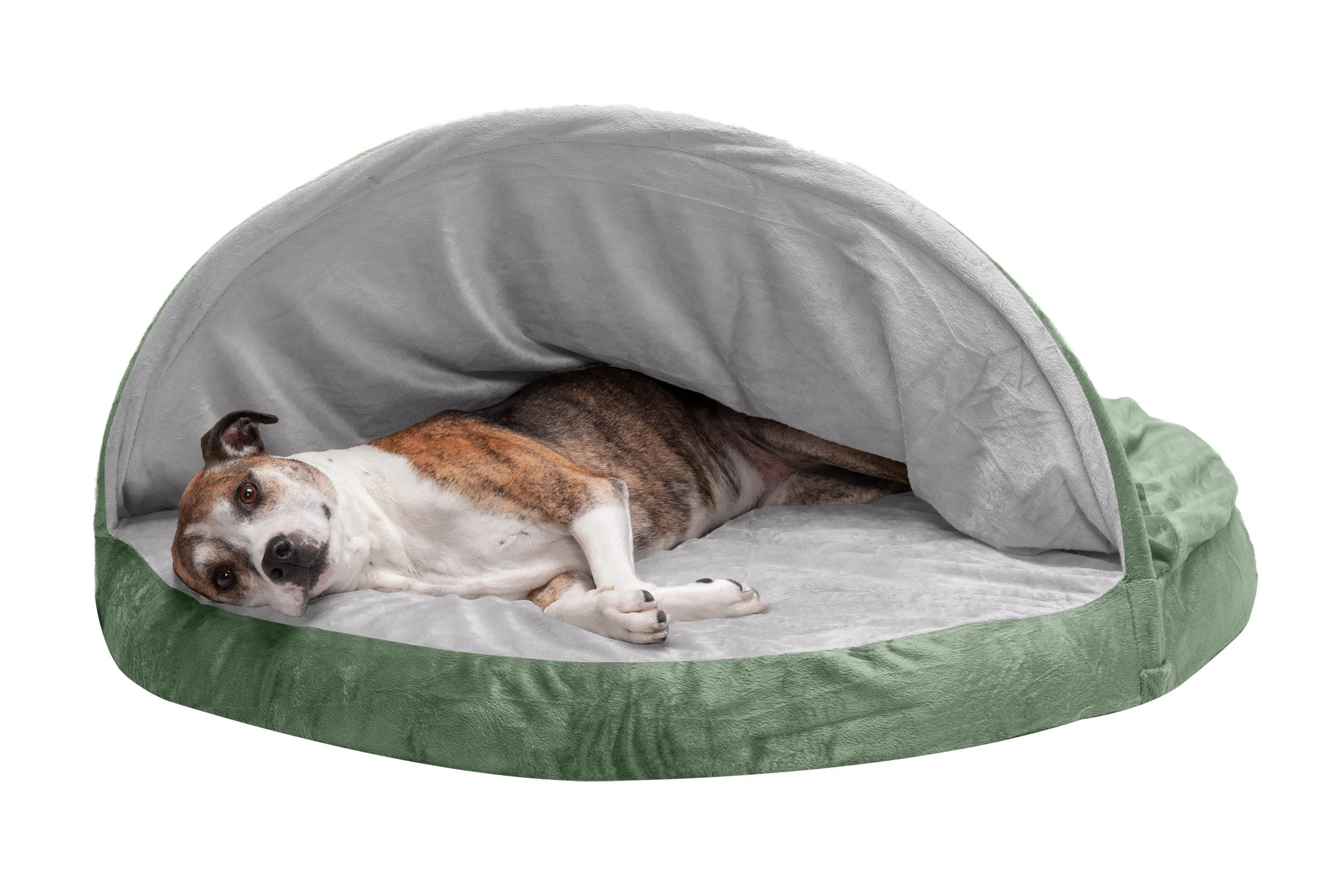 Snuggery Burrow Dog Bed - Microvelvet