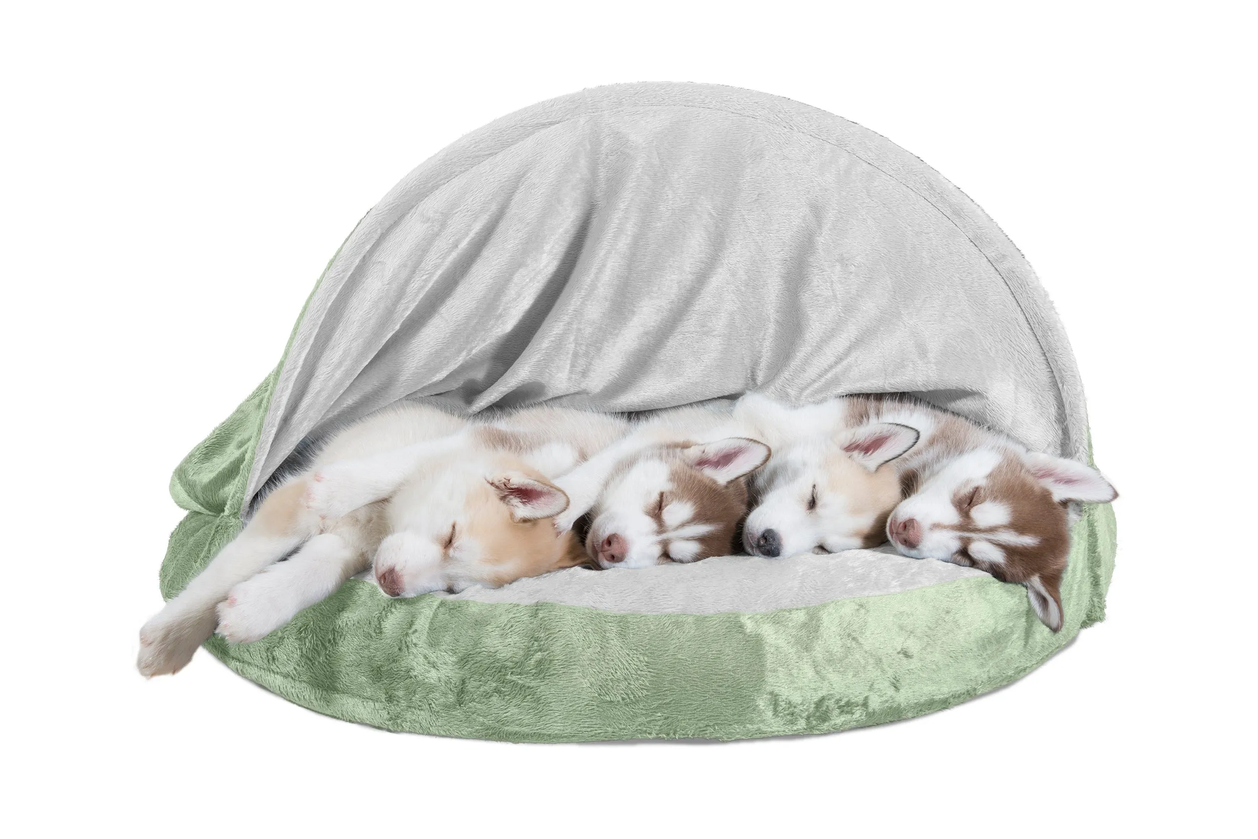 Snuggery Burrow Dog Bed - Microvelvet