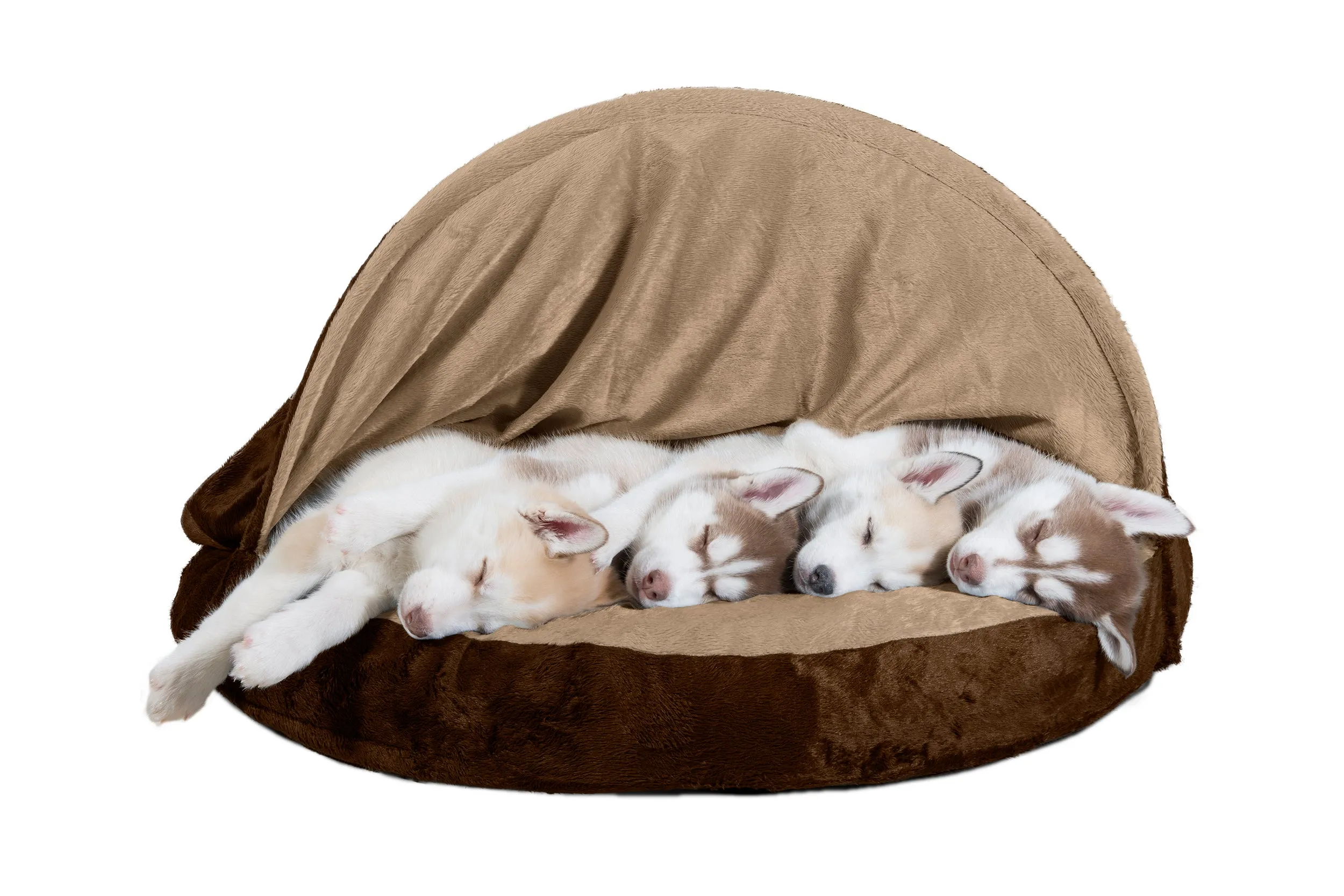 Snuggery Burrow Dog Bed - Microvelvet