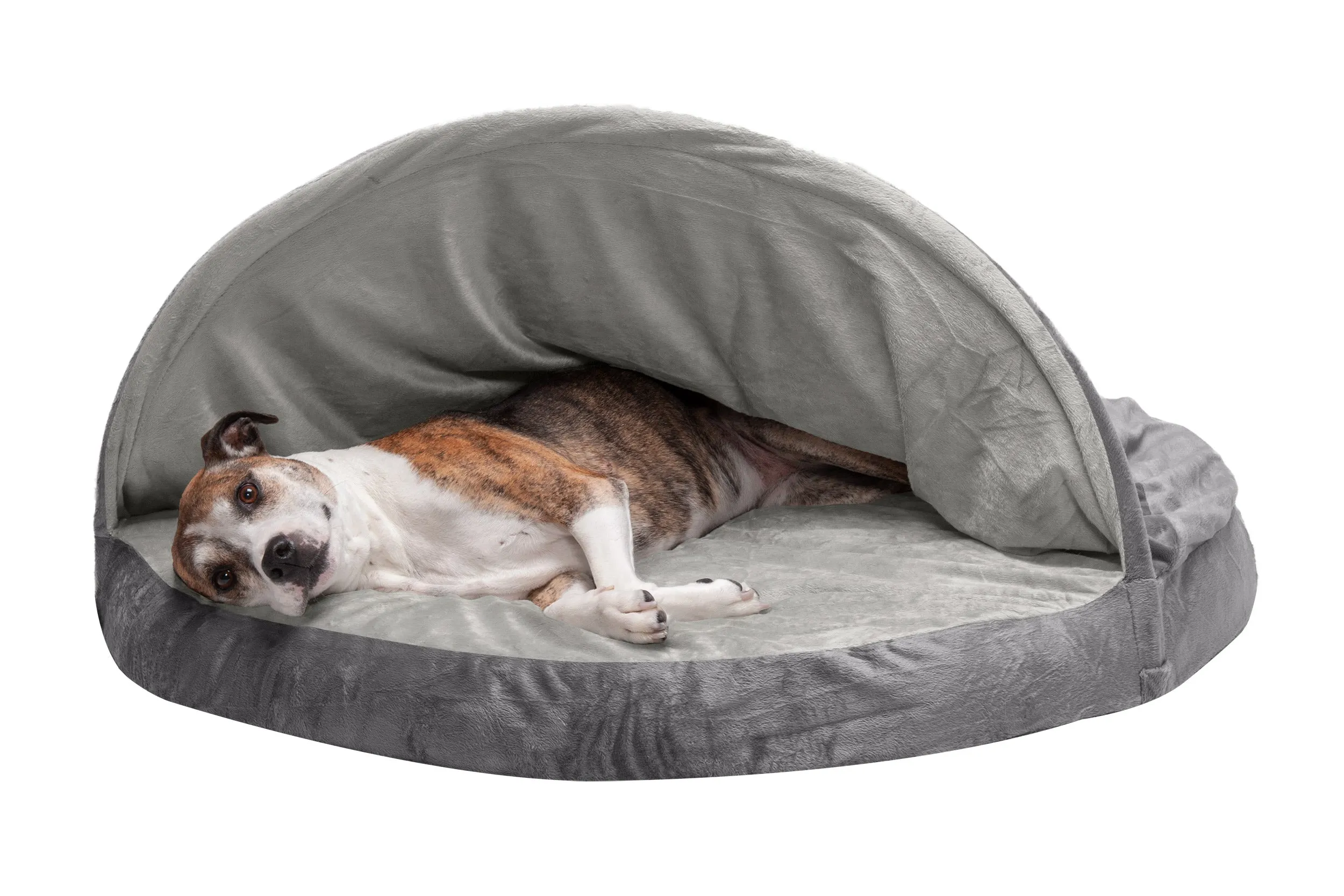 Snuggery Burrow Dog Bed - Microvelvet