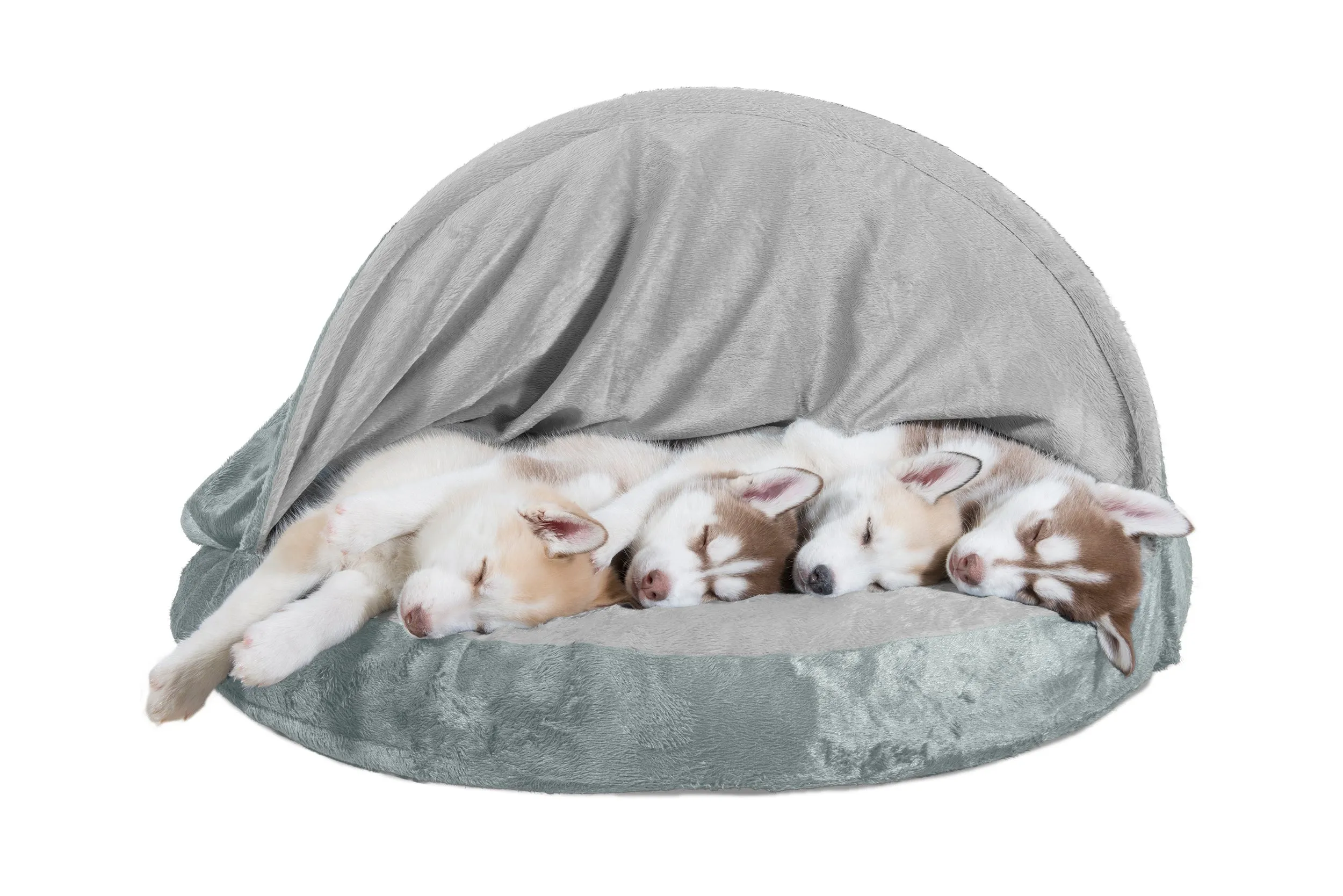 Snuggery Burrow Dog Bed - Microvelvet