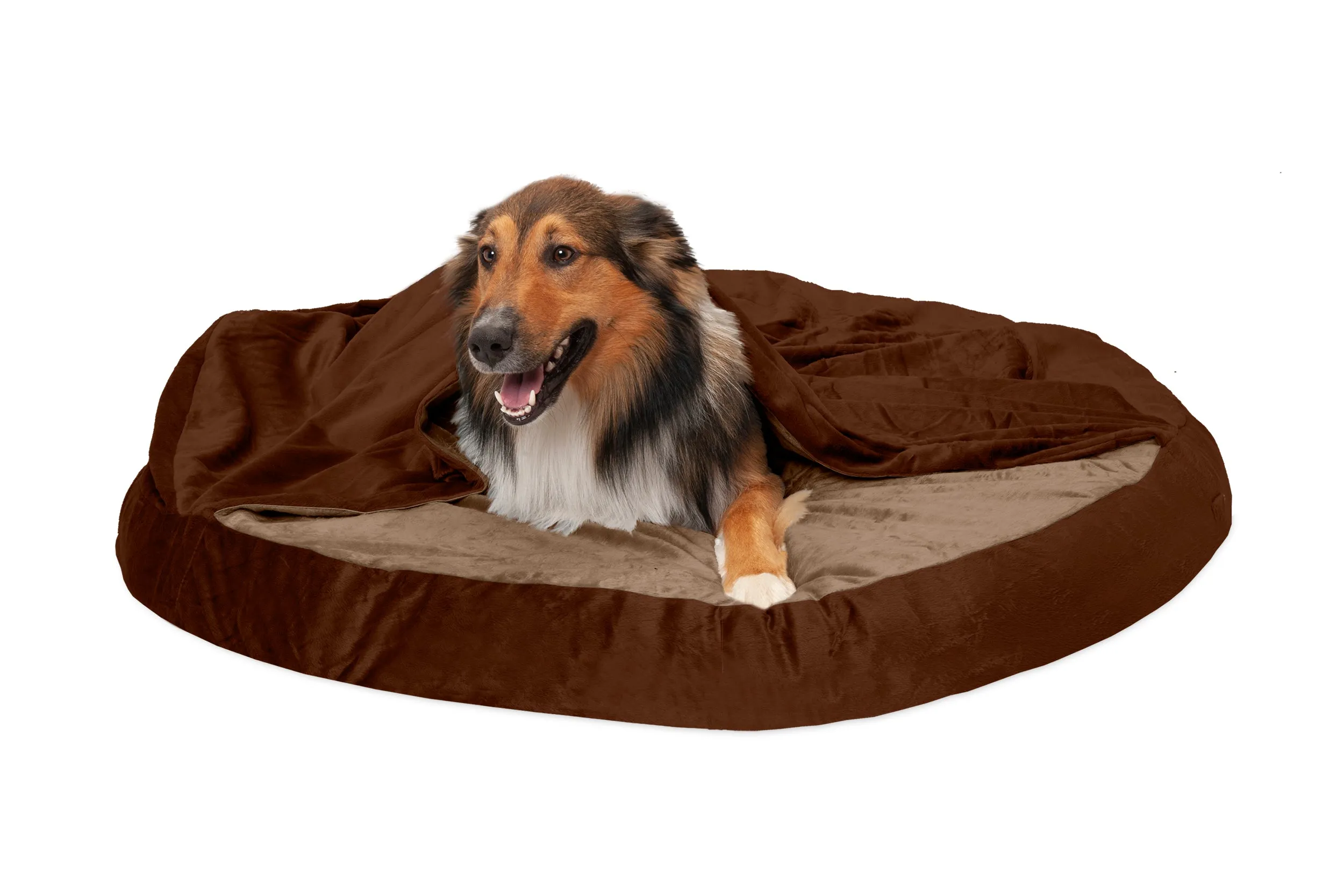 Snuggery Burrow Dog Bed - Microvelvet