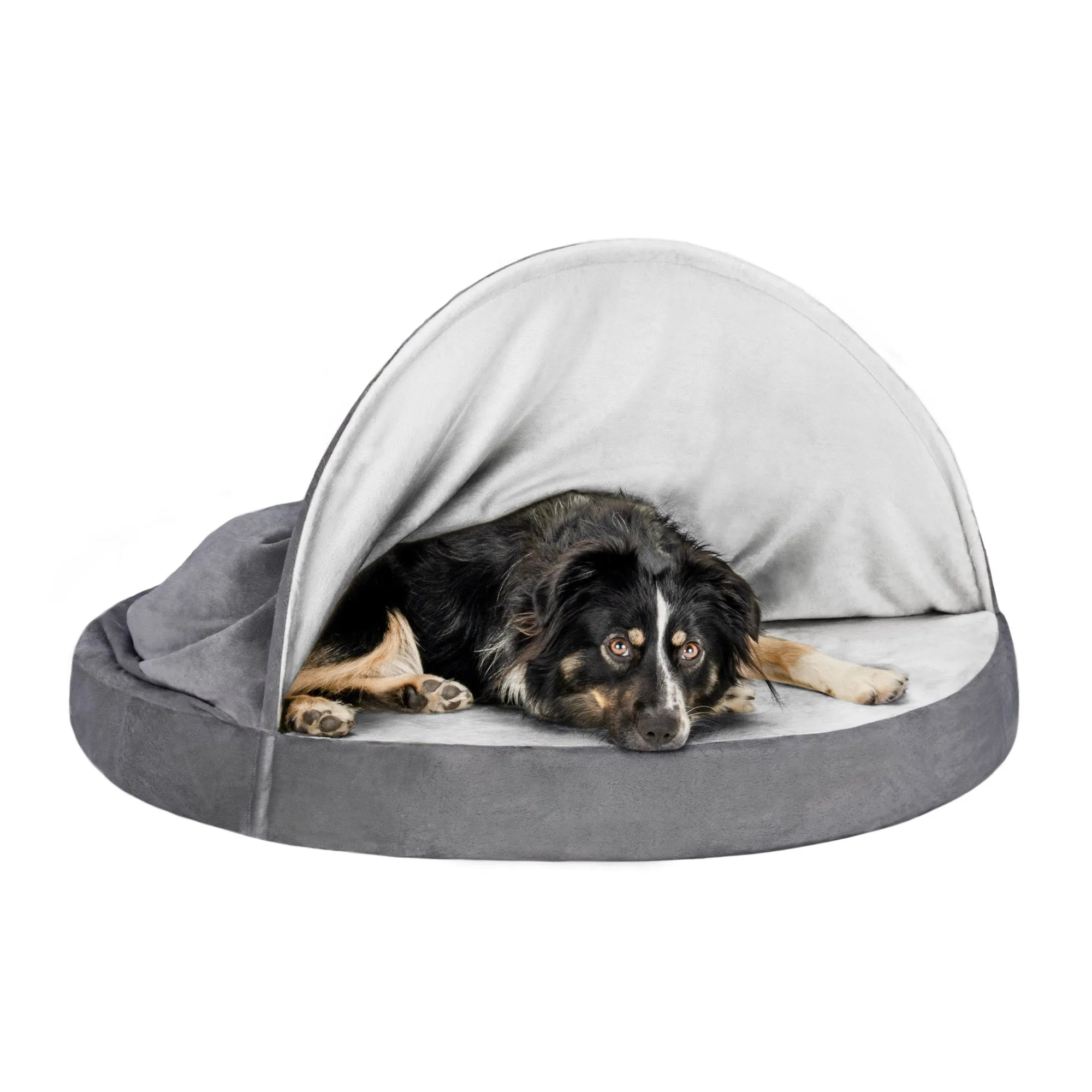 Snuggery Burrow Dog Bed - Microvelvet