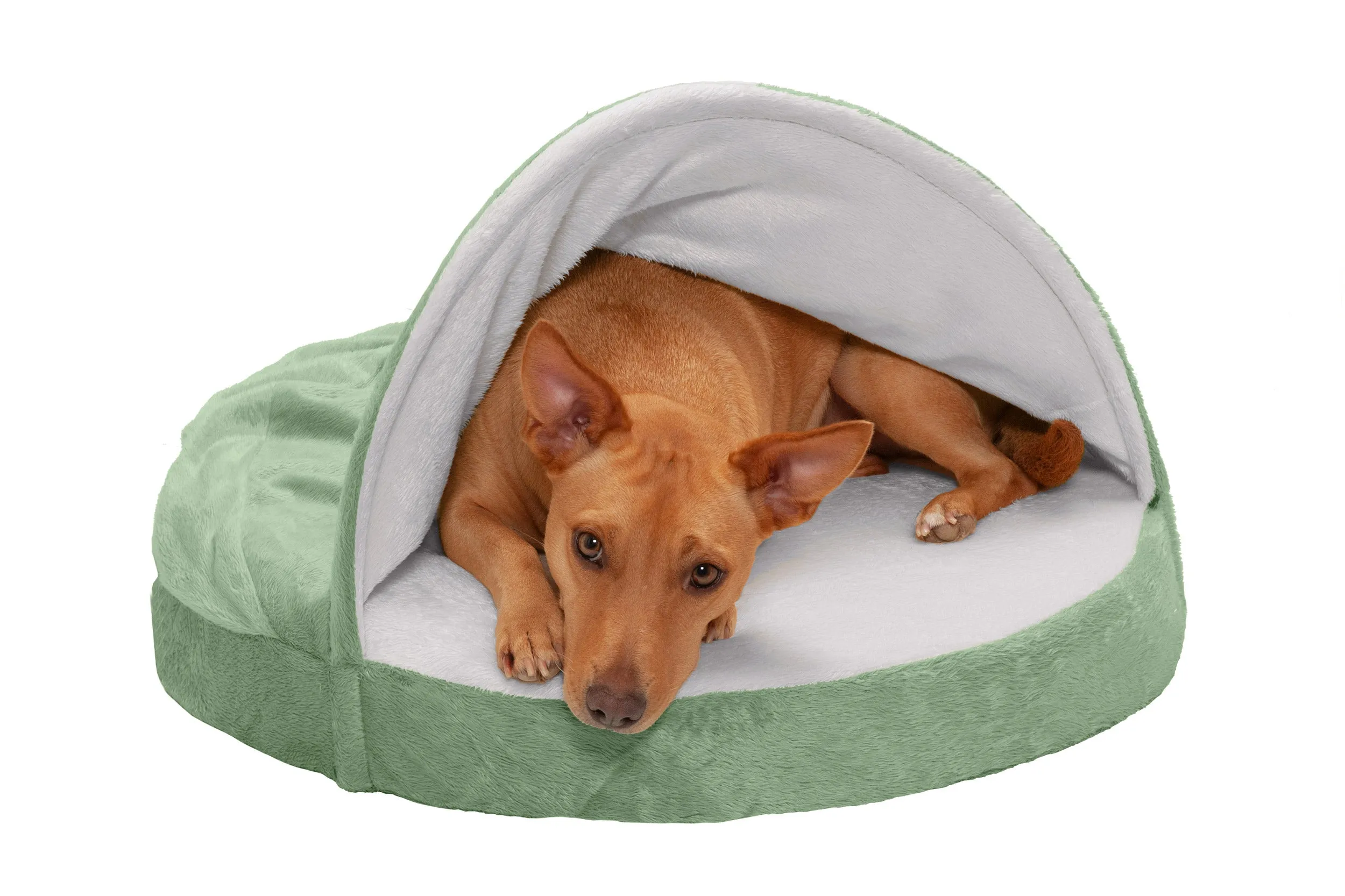 Snuggery Burrow Dog Bed - Microvelvet