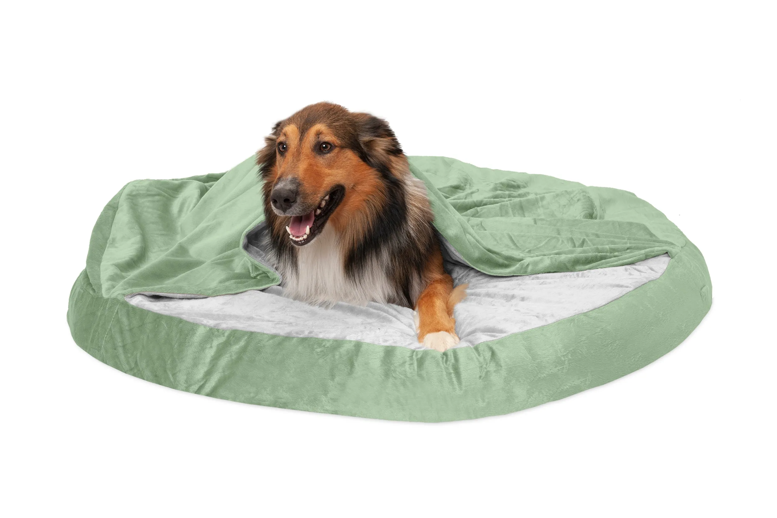 Snuggery Burrow Dog Bed - Microvelvet