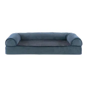 Sofa Dog Bed - Faux Fleece & Chenille