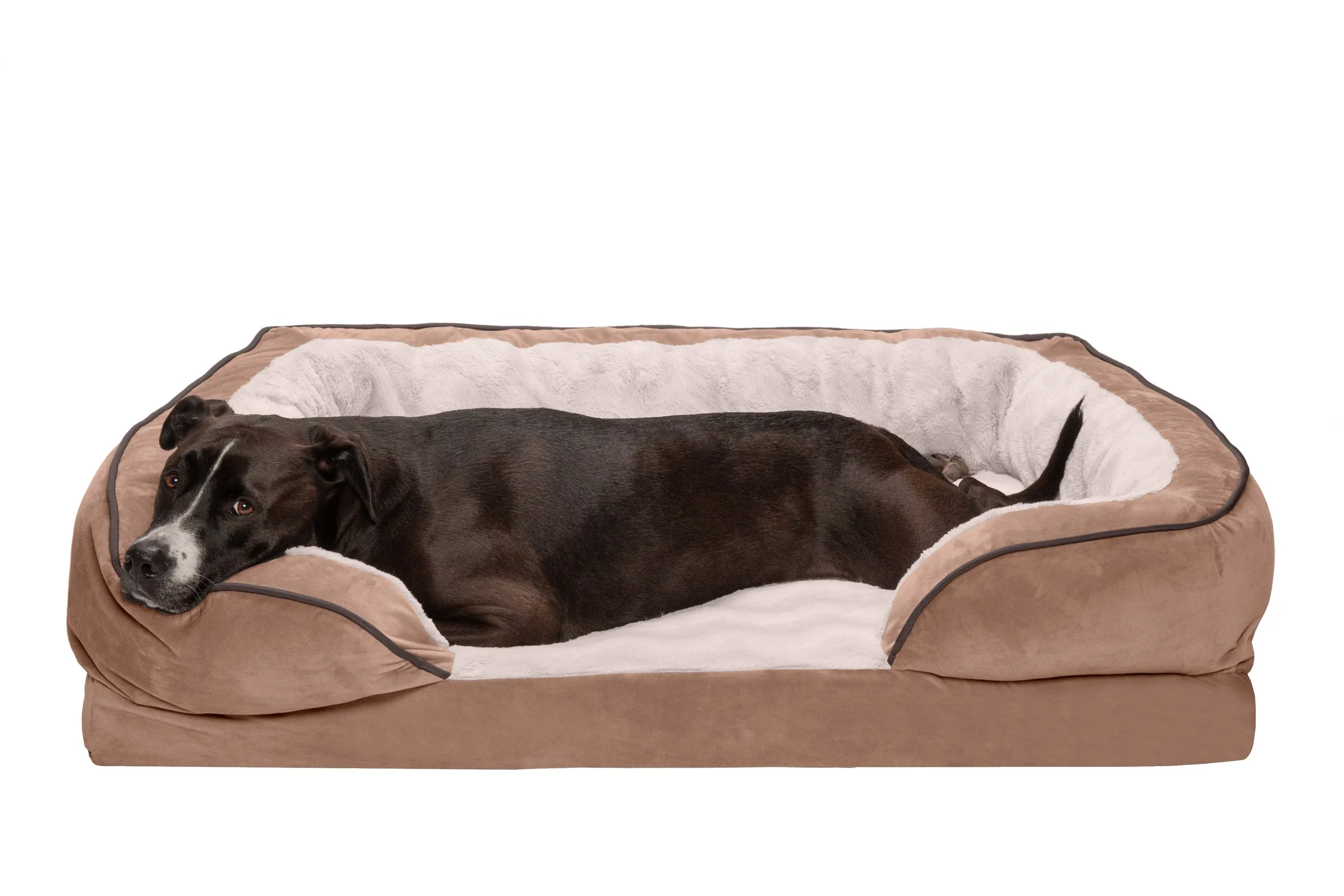 Sofa Dog Bed - Velvet Waves Perfect Comfort