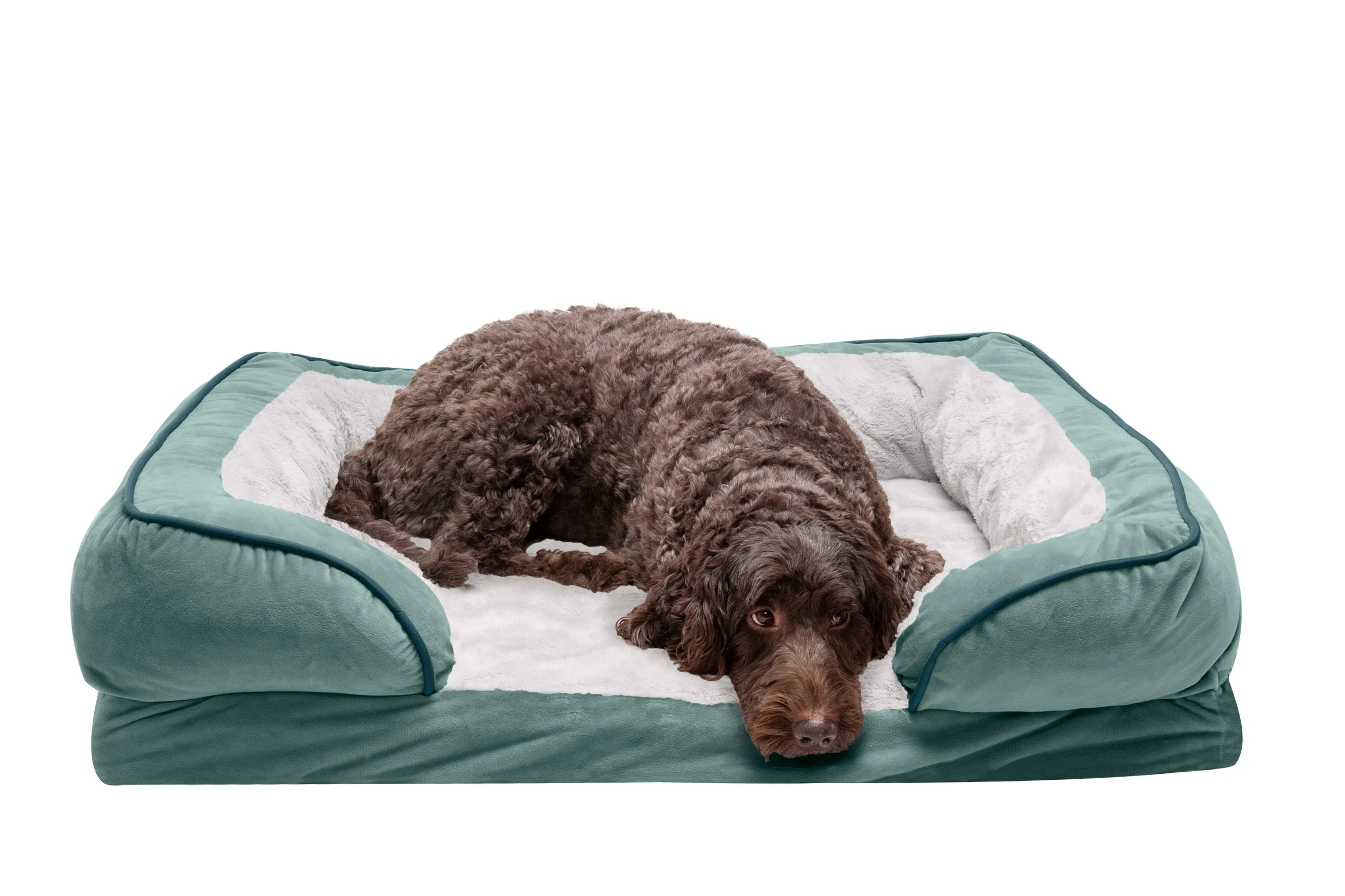 Sofa Dog Bed - Velvet Waves Perfect Comfort