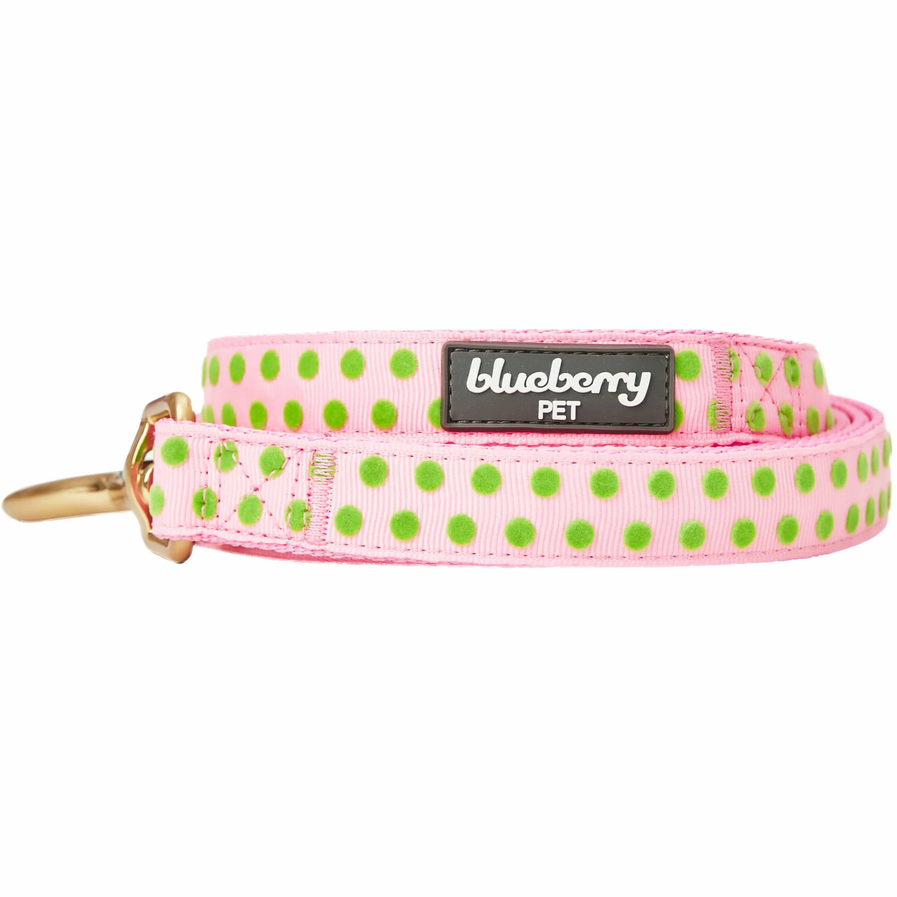 Soft Touch Dotted Velvet Dog Leash