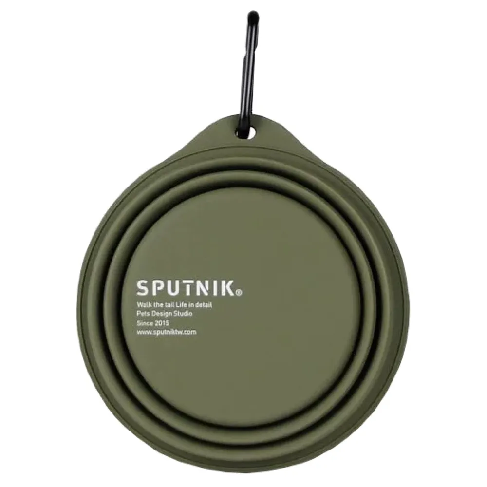 Sputnik Collapsible Dog Bowl (Green)