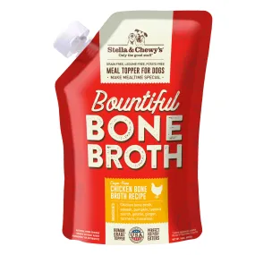 Stella & Chewy's Bountiful Bone Broth Cage Free Chicken Bone Broth Recipe 16 Ounce Resealable Pouch